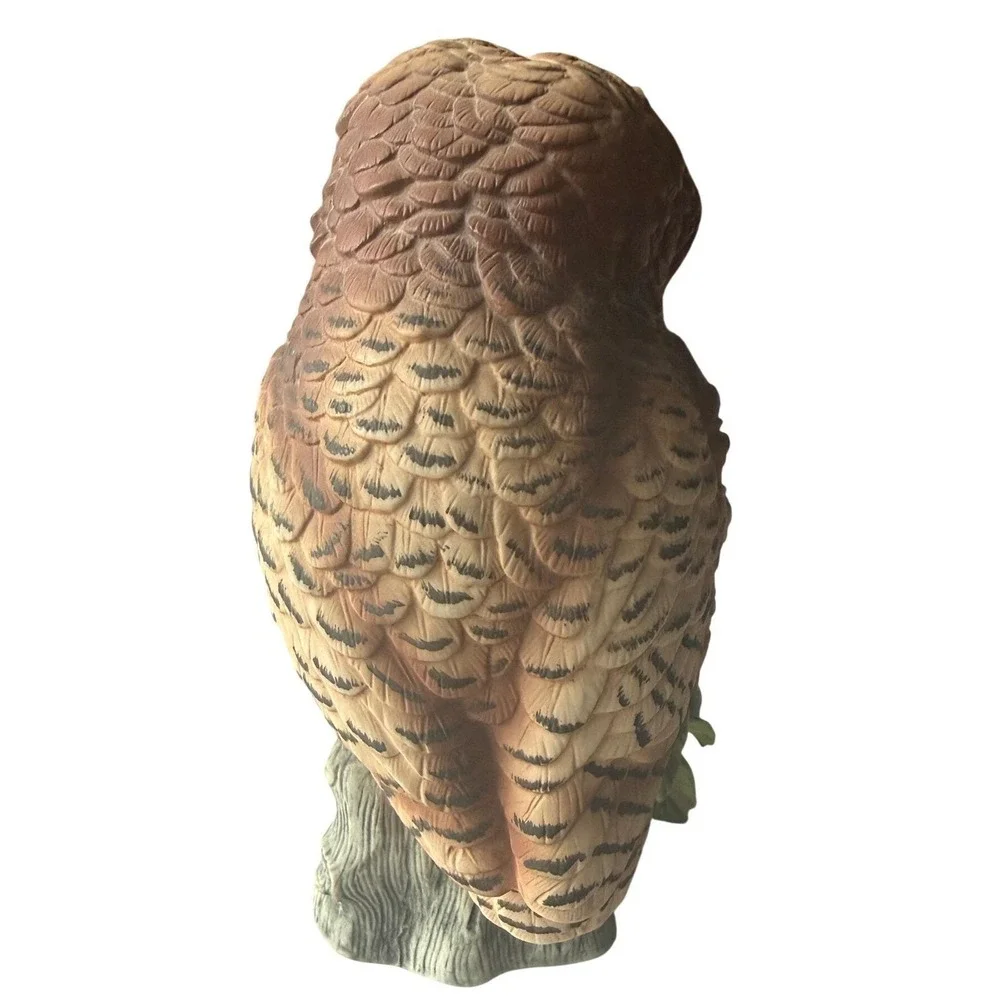 Vintage‎ Elf Owl Figurine Andrea by Sadek Porcelain Japan Woodland Bird Decor